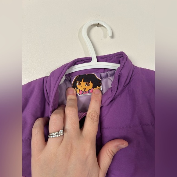Vintage Dora The Explorer Purple Vest Size 3 - Picture 5 of 7